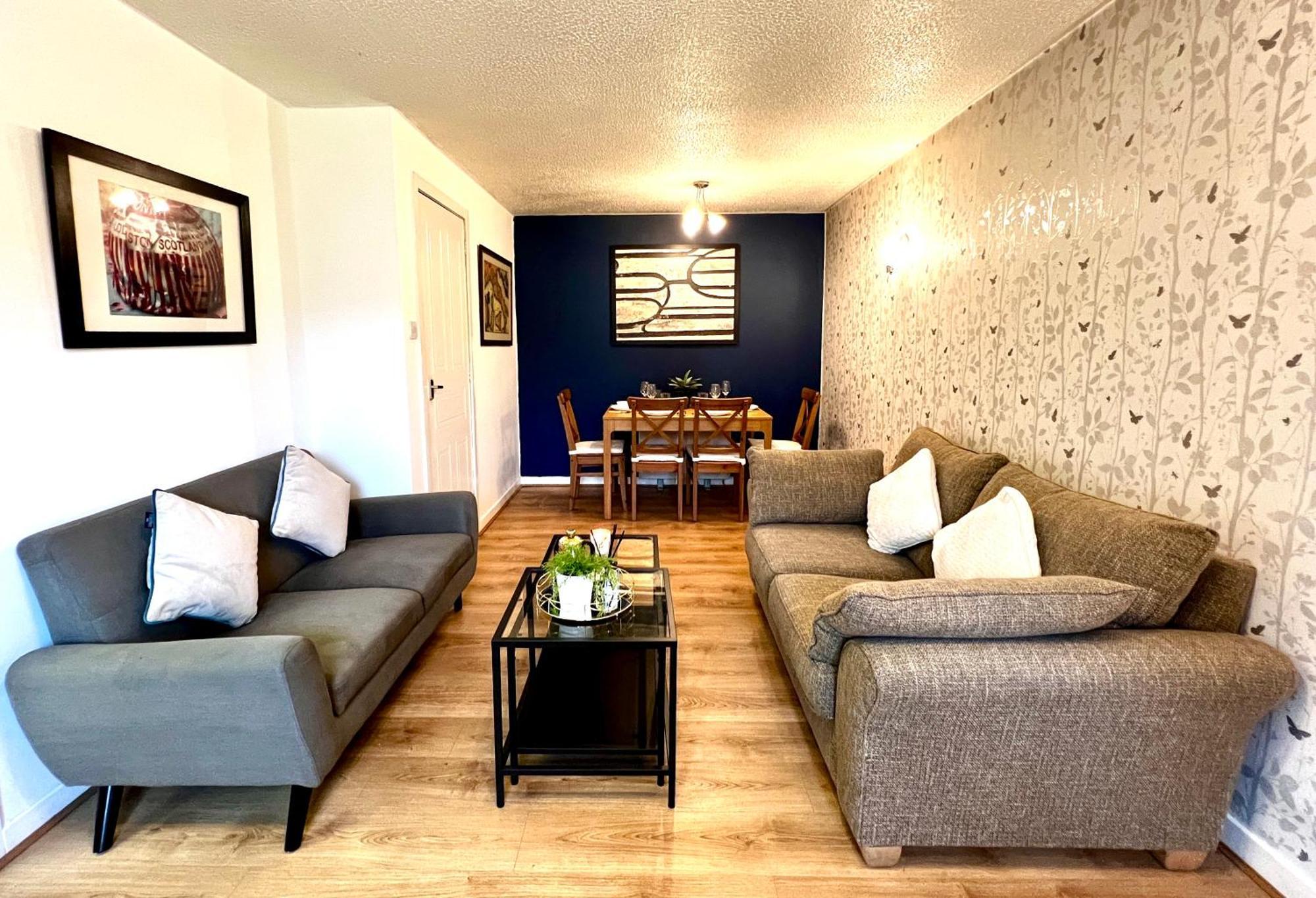 Ground Floor Flat With Free Parking & Wifi Lejlighed Glasgow Eksteriør billede